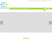 Tablet Screenshot of estellgroup.com